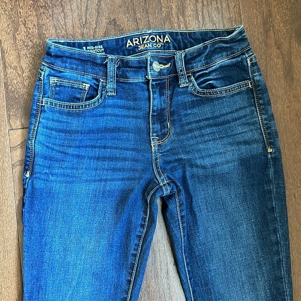 Arizona Jean Co Mid-Rise Bootcut Jeans